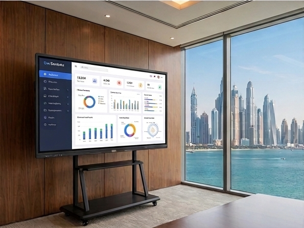 65 inch interactive display without camera